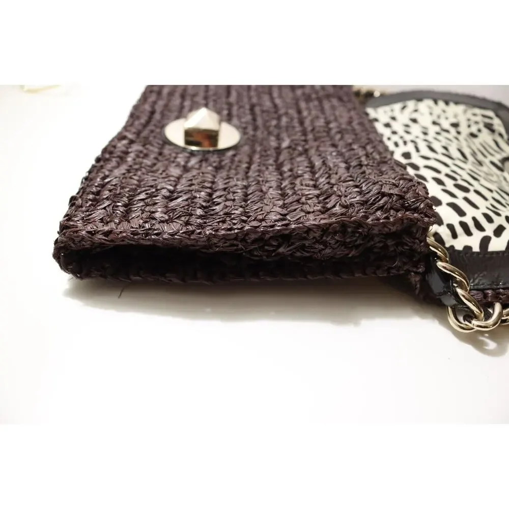 Kate Spade New York Rose Hall Monette Brown Wicker Shoulder Bag RARE! - Picture 11 of 16